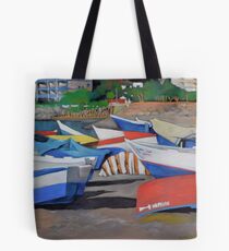Almuñecar Boats Tote Bag