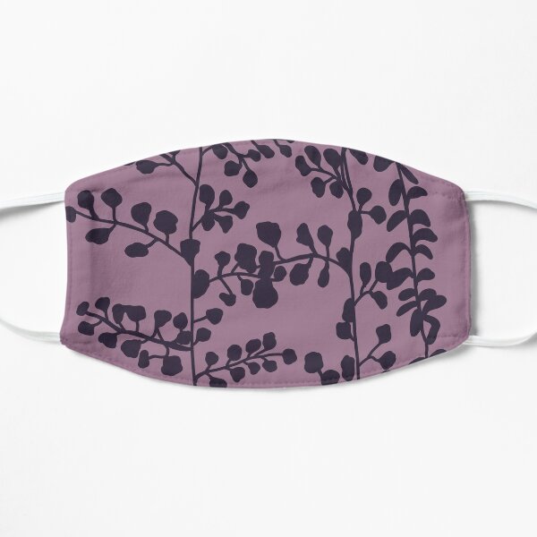 Bella’s Purple Bed Spread Print  Flat Mask