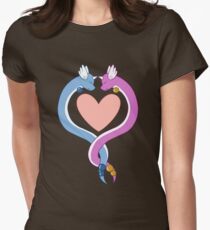 Dragonair love Women's Fitted T-Shirt