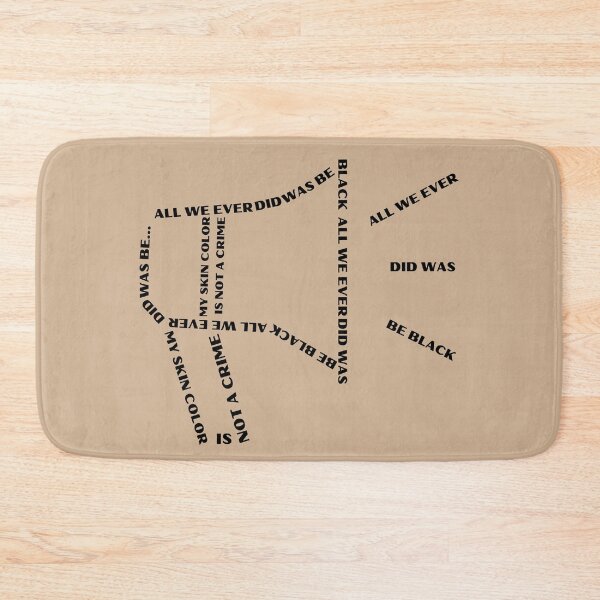 Item preview, ALL WE EVER DID WAS BE BLACK designed and sold by LiveAndGlow.