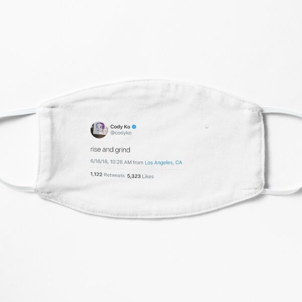cody ko tweet Flat Mask