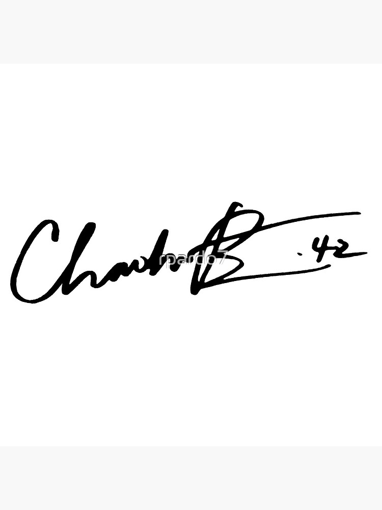 Chadwick Boseman Autograph Greeting Card By Rpardo7 Redbubble