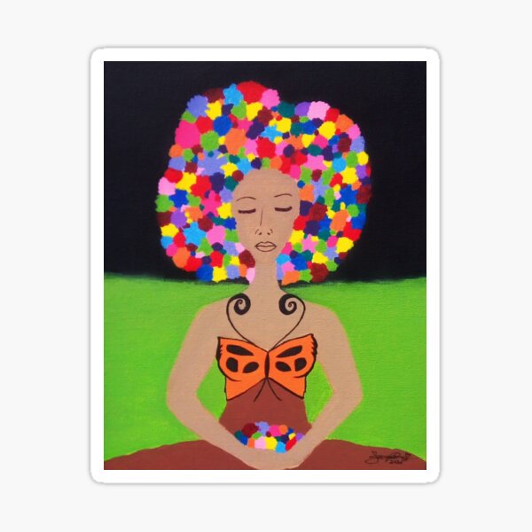 Flower Girl Sticker