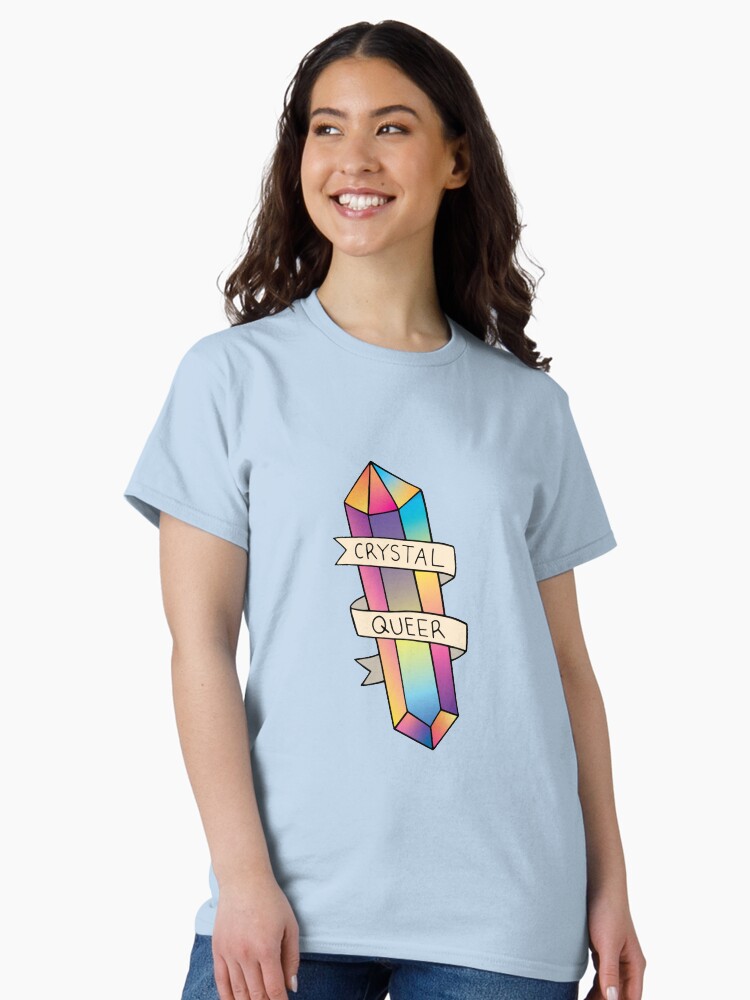 Thumbnail 2 of 7, Classic T-Shirt, Crystal Queer designed and sold by ArtJoshua.