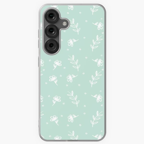 Floral - Pale Green Samsung Galaxy Soft Case