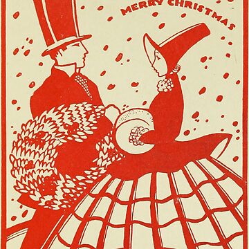 Artwork thumbnail, Vintage Christmas Card - circa 1880 by Douglas E. Welch Design and Photography