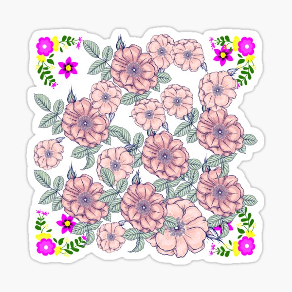 Flower Power Garden Sticker