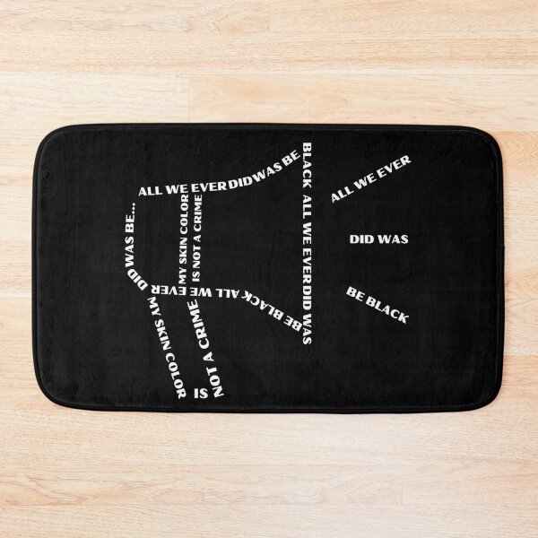 Item preview, ALL WE EVER DID WAS BE BLACK designed and sold by LiveAndGlow.