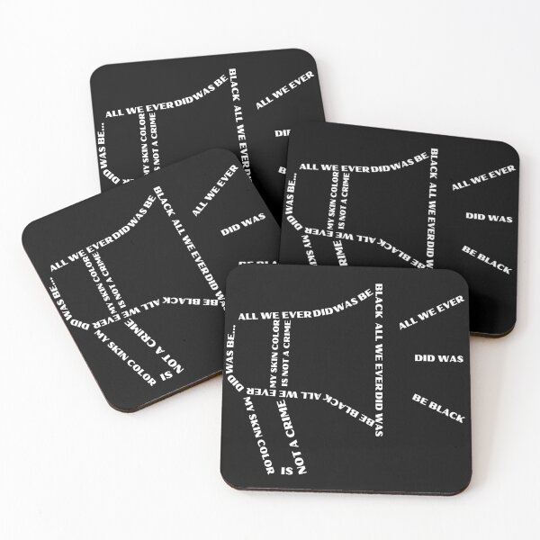 Item preview, ALL WE EVER DID WAS BE BLACK designed and sold by LiveAndGlow.