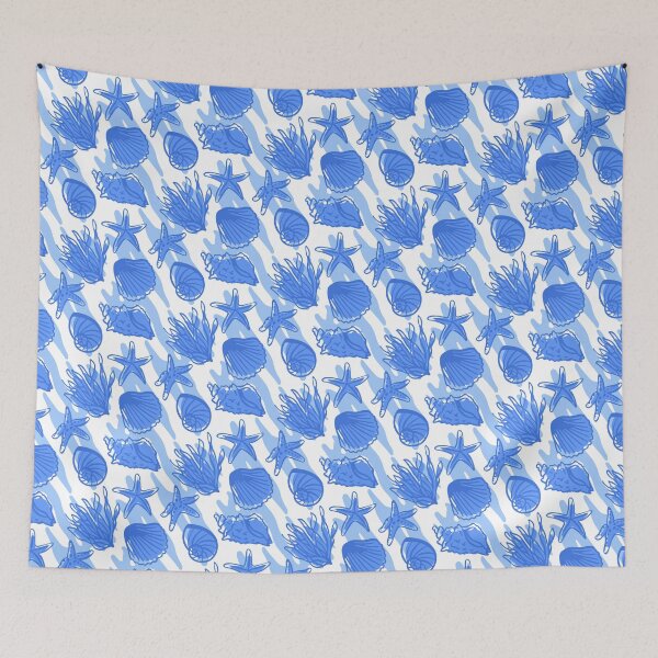 Item preview, Sea shells & Ocean Water Pattern Gift designed and sold by Patterntastic.