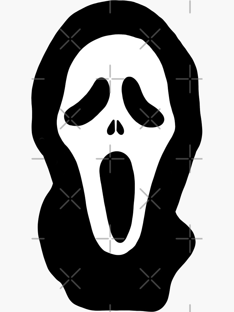 Ghost Face Mask - What’s Your Favorite Scary Movie | Sticker