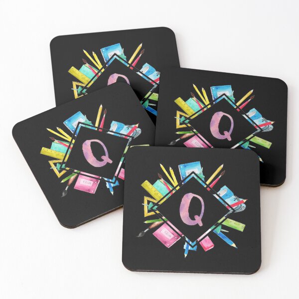 Item preview, Back To School Personalized Monogram Letter Q designed and sold by MysticMagpie.
