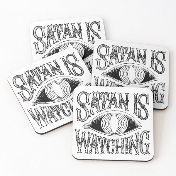 Item preview, Satan is Watching designed and sold by OurWorldTree.