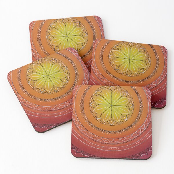 Item preview, Yellow mandala designed and sold by Kris Fairchild.