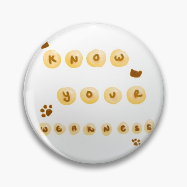 Item preview, Know Your Weakness designed and sold by AnyssNara.