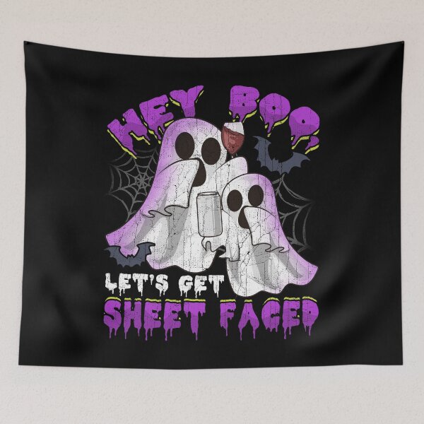Item preview, Hey Boo Let's Get Sheet Faced, Happy Halloween Funny Halloween, ghost, witch, scary, candy  designed and sold by sols.