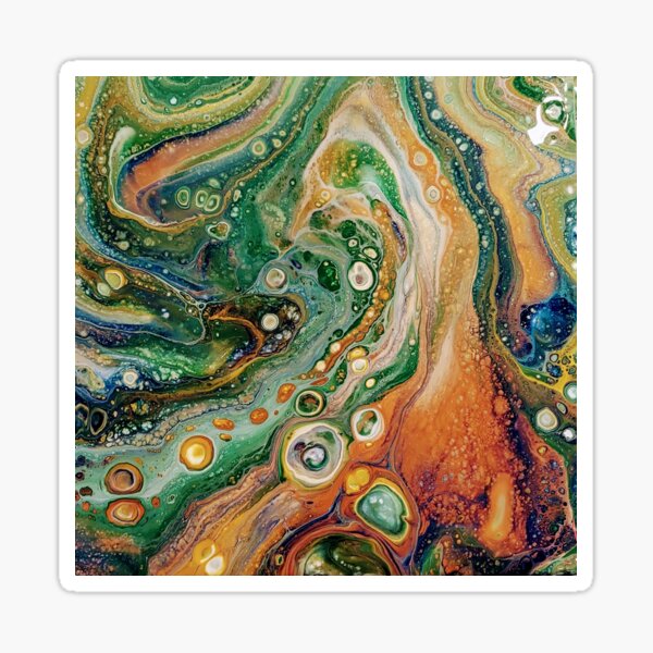 Item preview, Emerald & Bronze designed and sold by PaintwithAmanda.