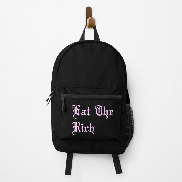 Item preview, Eat The Rich in pastel pink designed and sold by tinyteacups.