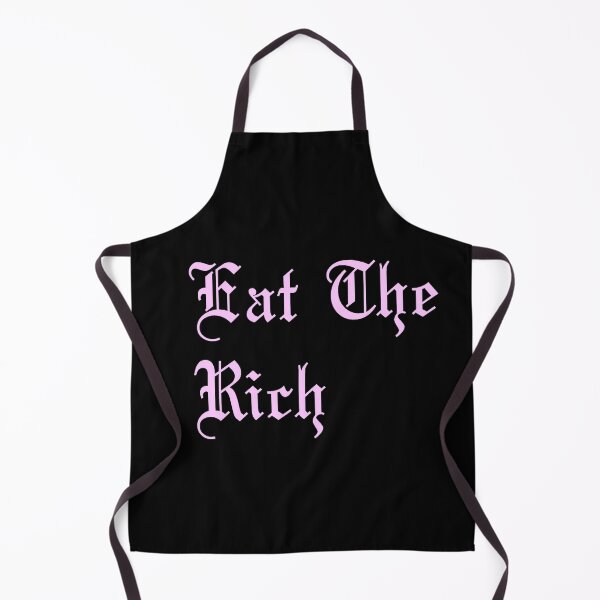 Item preview, Eat The Rich in pastel pink designed and sold by tinyteacups.