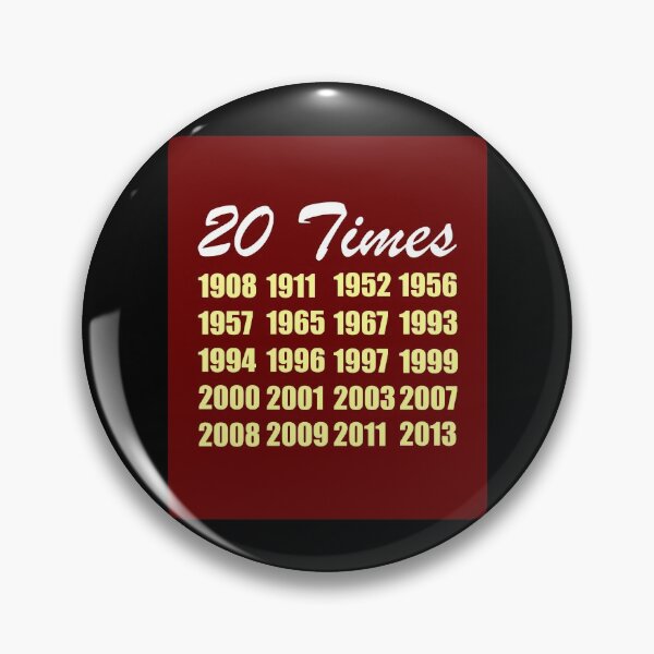 Item preview, Man Utd 20 times winners of the league designed and sold by UnitedForever.
