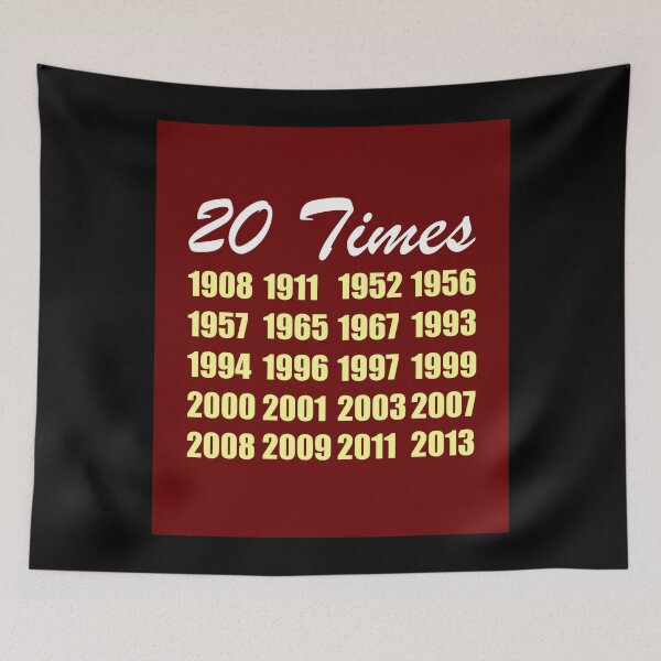 Item preview, Man Utd 20 times winners of the league designed and sold by UnitedForever.