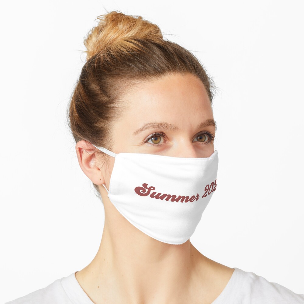 Summer 20202 Typography Tiktok Mask By Always Summer Redbubble