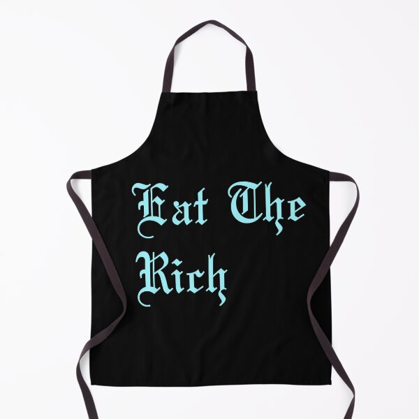 Item preview, Eat The Rich in pastel blue designed and sold by tinyteacups.