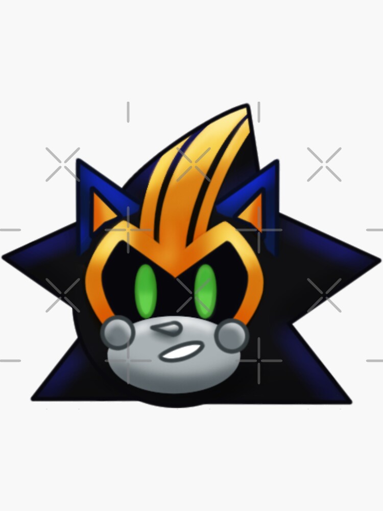 Metal Sonic Holo Vinyl Stickers 