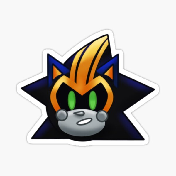 Neo Metal Sonic icon Sticker for Sale by DanielCostaart
