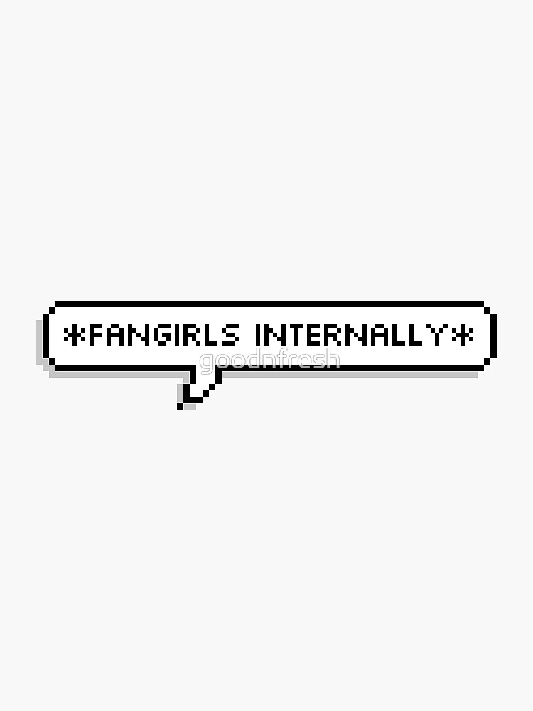 Thumbnail 3 von 3, Sticker, * Fangirls intern * Meme Sprechblase designt und verkauft von goodnfresh.