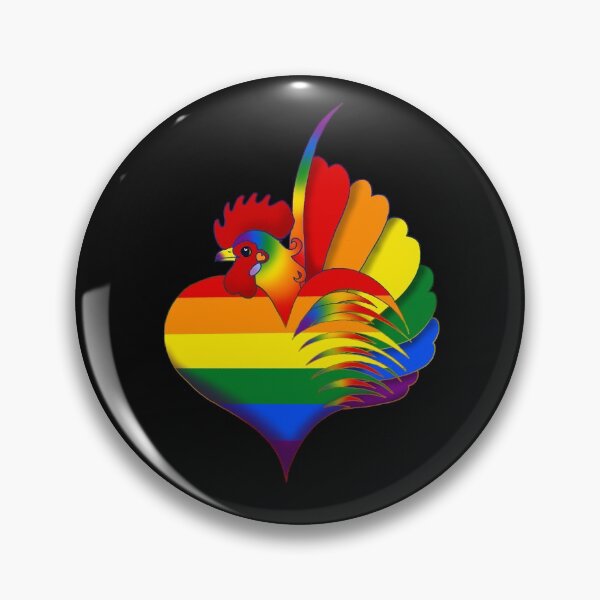 Item preview, Pride Heart Serama designed and sold by Kit Ellsworth.