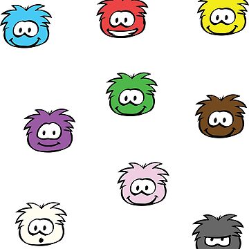 Imagen de la obra Puffles del Viejo Club Penguin de hannahhallock
