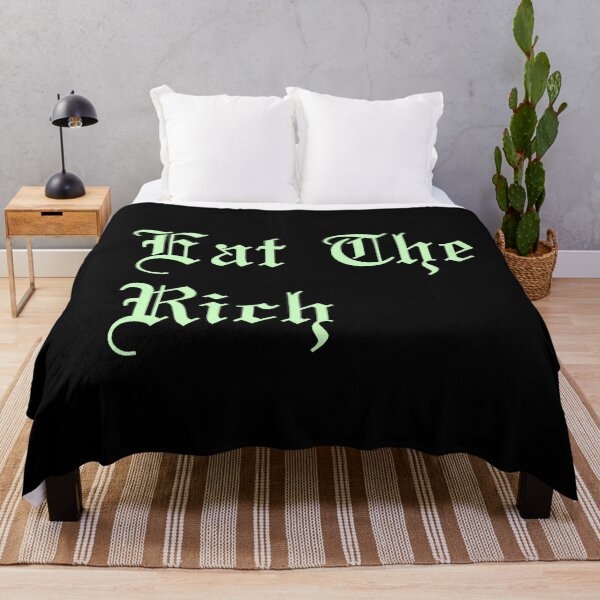 Item preview, Eat The Rich in pastel green designed and sold by tinyteacups.