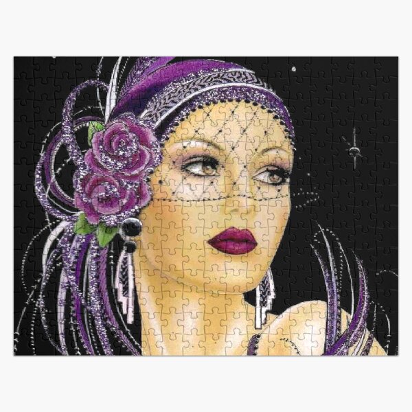 Vista previa del artículo con la obra «FLAPPER: Vintage 1930 Art Deco Print», diseñado y vendido por posterbobs.