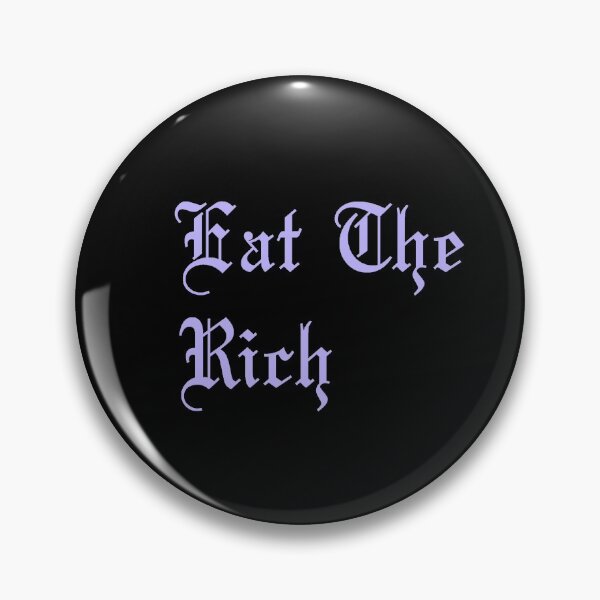 Item preview, Eat The Rich in pastel purple designed and sold by tinyteacups.