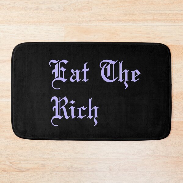 Item preview, Eat The Rich in pastel purple designed and sold by tinyteacups.