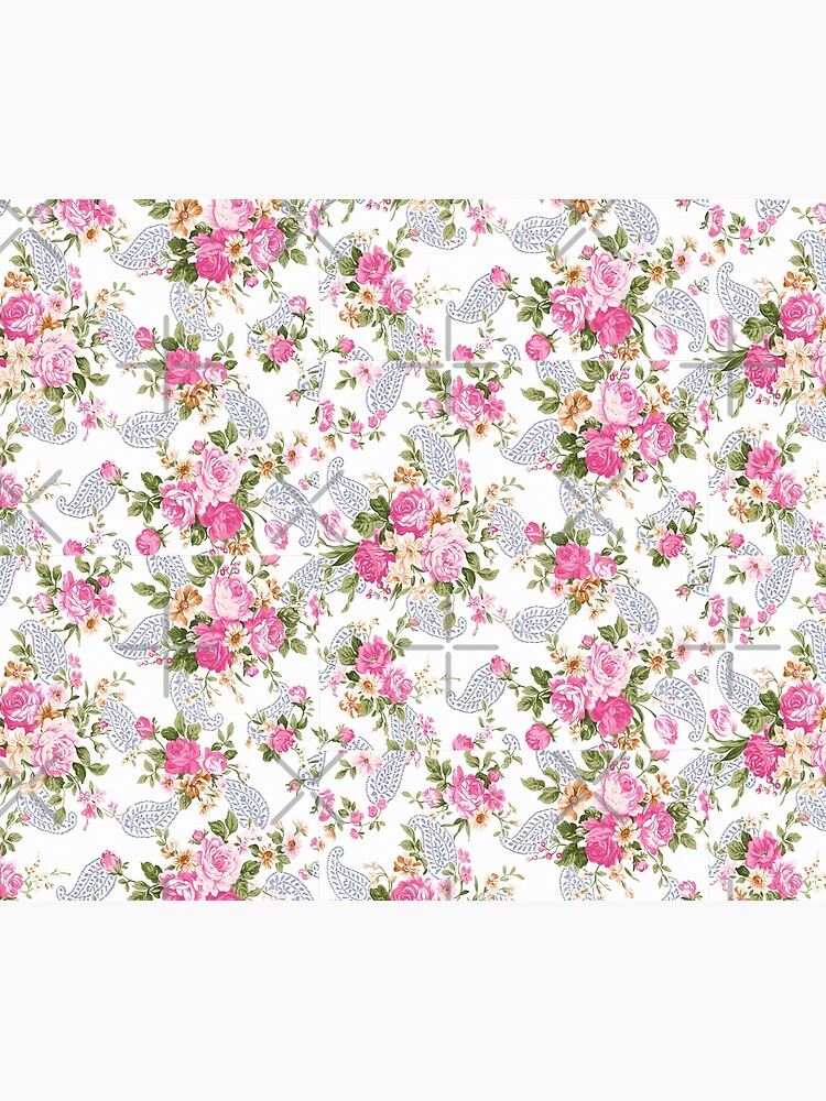 Cottage Rose Flower Pretty Shabby Chic Vintage Tissue Paper Wrap