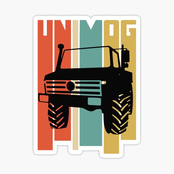 Unimog Retro Sticker