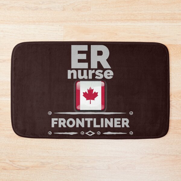 Item preview, er nurse frontliner. Canadian flag designed and sold by doctors-apparel.