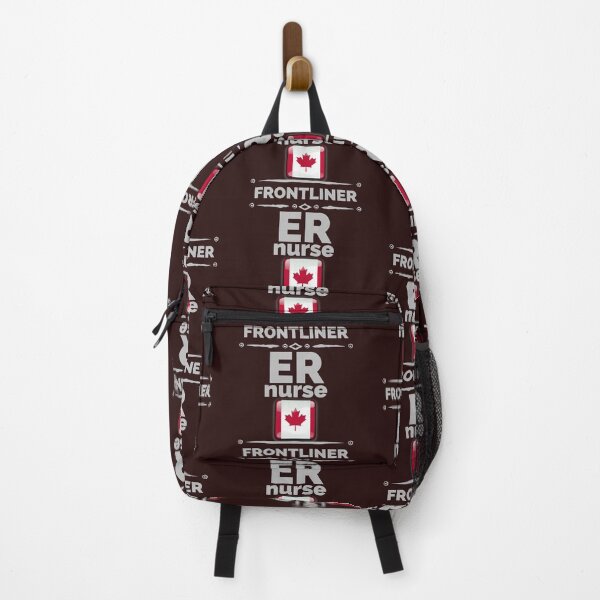 Item preview, er nurse frontliner. Canadian flag designed and sold by doctors-apparel.