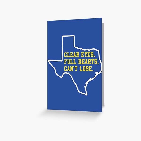 Item preview, Clear Eyes, Full Hearts, Can't Lose – Friday Night Lights designed and sold by fandemonium.