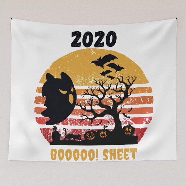Item preview, 2020 is Boo Sheet Vintage Retro designed and sold by MoMasry.