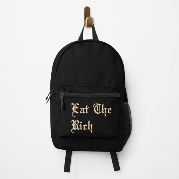 Item preview, Eat The Rich in pastel orange designed and sold by tinyteacups.