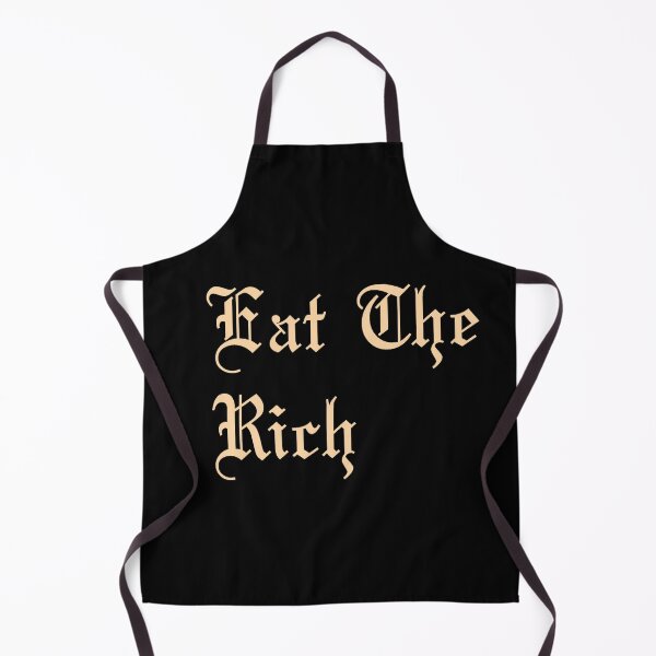 Item preview, Eat The Rich in pastel orange designed and sold by tinyteacups.