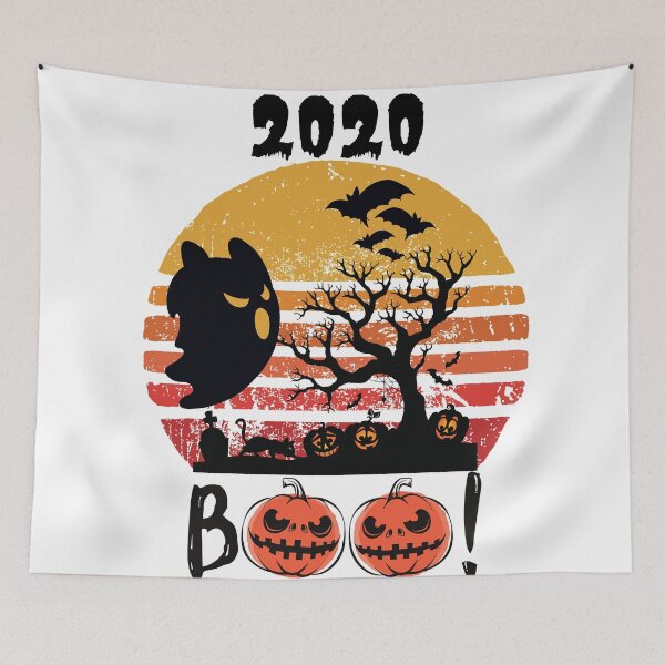 Item preview, 2020 is Boo Sheet Vintage Retro designed and sold by MoMasry.
