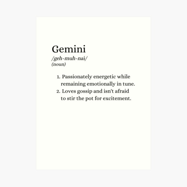 Horoscope Definition Gemini