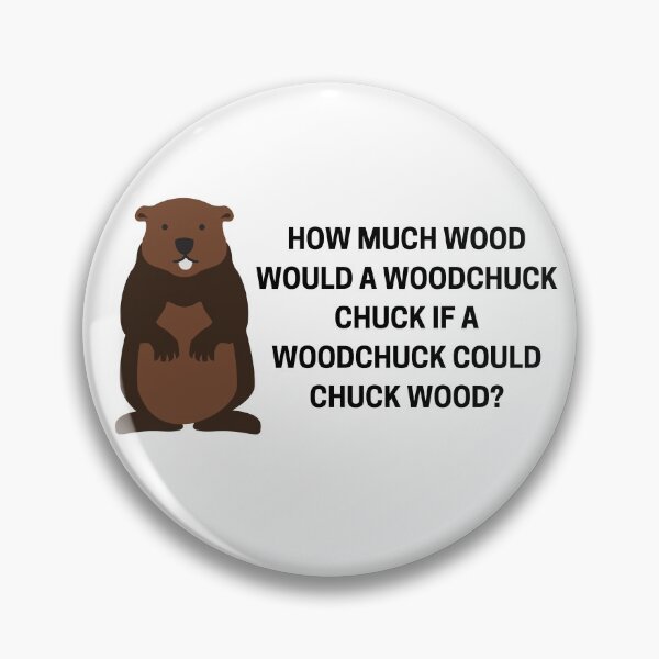 Item preview, Woodchuck Tongue Twister designed and sold by JayBell22.