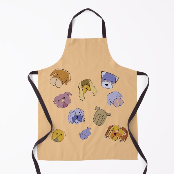 Item preview, Dog Face Cartoon Pattern Design Drawings designed and sold by NancyMerkle.