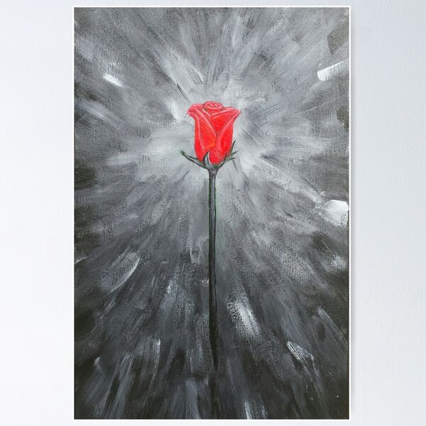 Item preview, Rose painting designed and sold by Kris Fairchild.