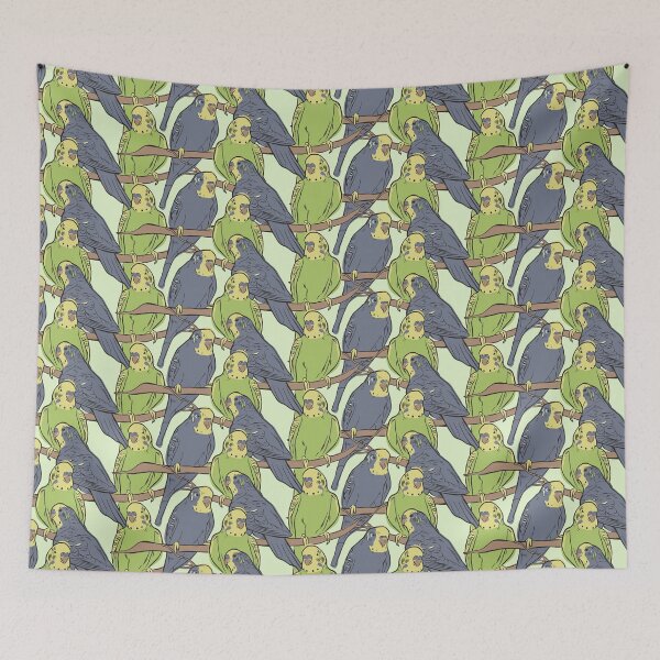 Item preview, Budgie Parrot Bird Pet Pattern Gift designed and sold by Patterntastic.